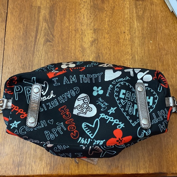 EUC/Coach Poppy Lurex Luxey Glam Satchel 16200, Metallic - Picture 6 of 11